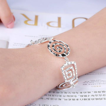 New Fine Retro Thread Earrings Bracelets Necklace for Women Silver Jewellery sets - Fashion Jewellery Set - The Jewellery Supermarket